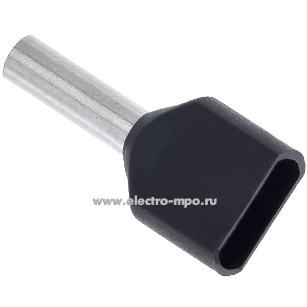 68258.Г8258 Наконечник 872/12 медный 2х1,5мм2 втулочный изолированный на 2 провода (Gustav Klauke)