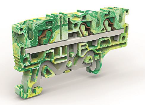 К23. Клемма ZEFCE410 заземления 3 точки подключения на 4 кв.мм (замена на  (ДКС)