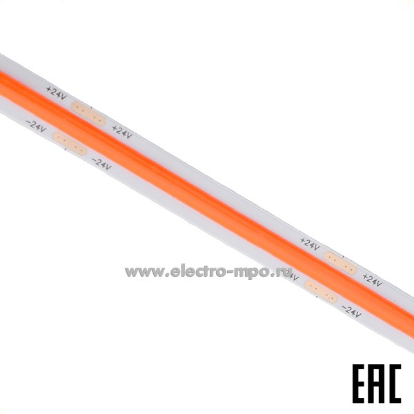 С1516. Лента светодиодная COB 48266 LS530 320SMD(2110) 8мм 40Вт красная 24В пост. тока 5м IP20 (Feron)