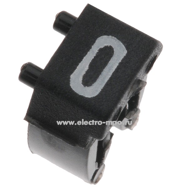 Б7210. Маркер 38210 САВ3 символ "0" черный 0,5-1,5мм2  (Legrand)