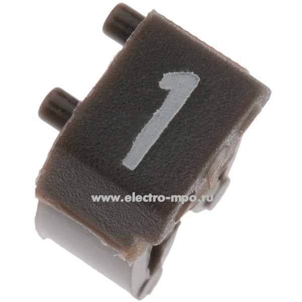 Б7211. Маркер 38211 САВ3 символ "1" коричневый 0,5-1,5мм2  (Legrand)