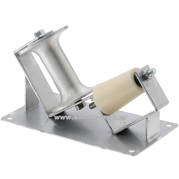 И5035. Ролик кабельный А4 Dкабеля до 150мм алюминиевый угловой (Johnn, Китай)