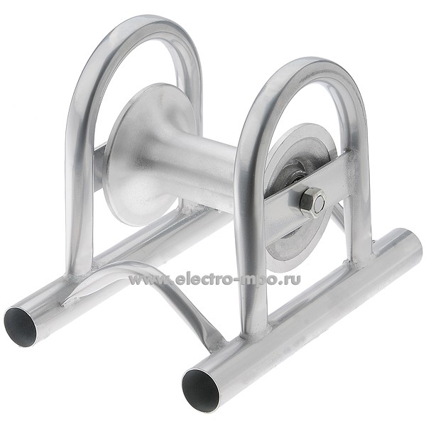 И5032. Ролик кабельный А1 330х230х260мм алюминиевый прямой (Johnn, Китай)