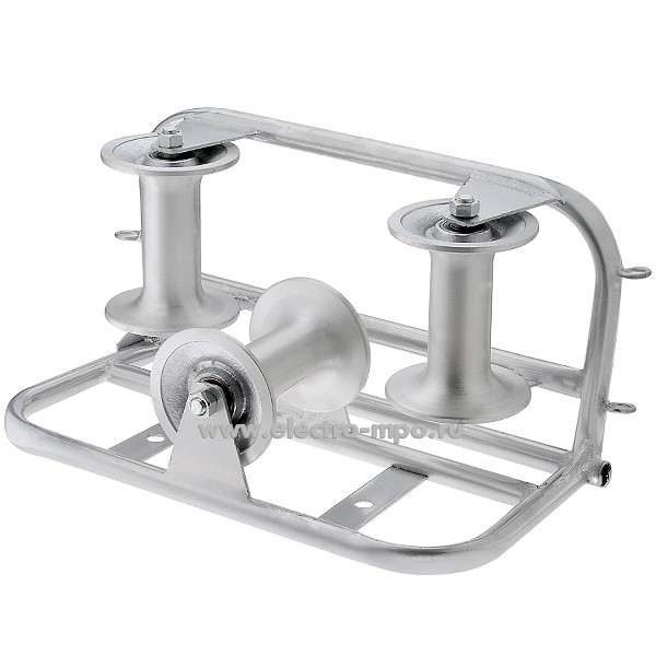 И5038. Ролик кабельный А7 Dкабеля до 150мм алюминиевый угловой (Johnn, Китай)