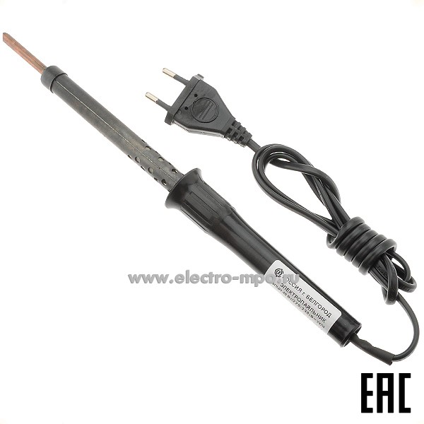 В0632. Паяльник ЭПЦН-40/220 электрический 40Вт 220В с пластмассовой ручкой (Слюдяная фабрика Белгород)