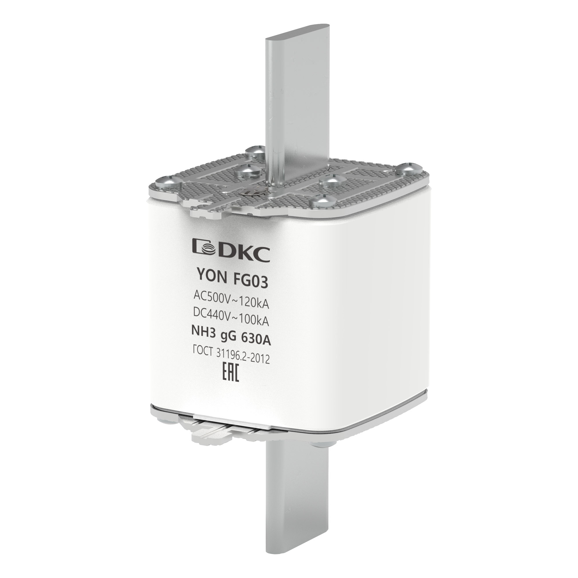 А36. Предохранитель 1FG03-0630 YON ножевого типа FG3 с одинарной индикацией  (ДКС)