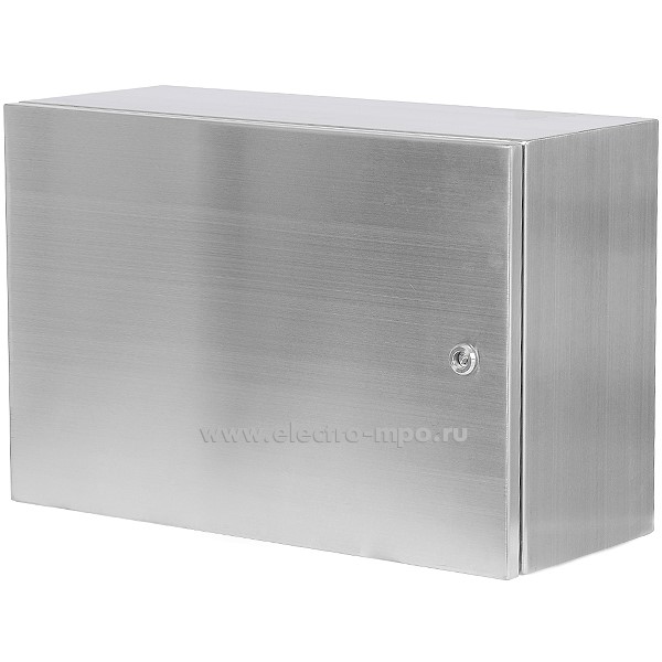 Е5268. Шкаф DB406025  IP66 400х600х250мм из нержавеющей стали с монтажной платой (JOHNN)