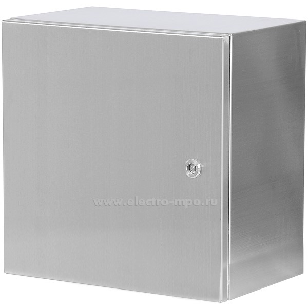 Е5267. Шкаф DB404025  IP66 400х400х250мм из нержавеющей стали с монтажной платой (JOHNN)