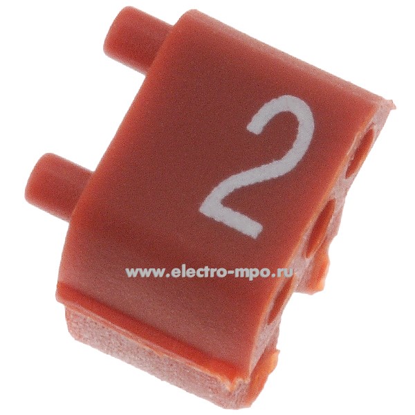 Б7609. Маркер KCG1 9852/1150013 символ "2" 0,5-1,5 мм2 (ONKA Турция)