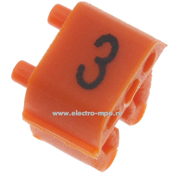 Б7610. Маркер KCG1 9853/1150014 символ "3" 0,5-1,5 мм2 (ONKA Турция)