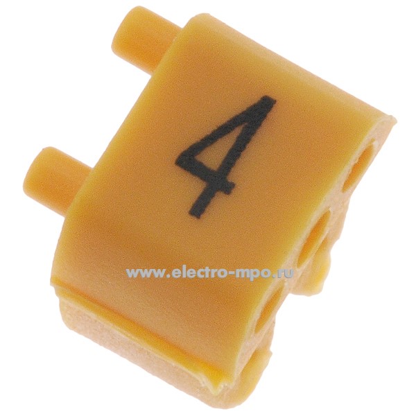 Б7611. Маркер KCG1 9854/1150015 символ "4" 0,5-1,5 мм2 (ONKA Турция)