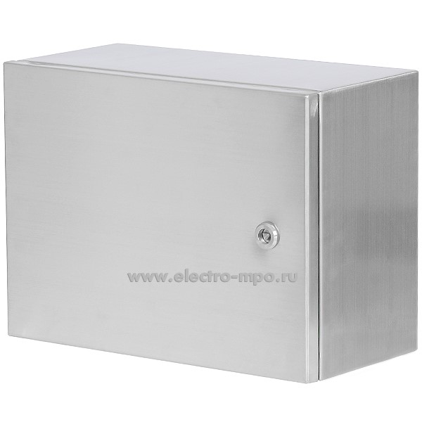 Е5255. Шкаф DB304020  IP66 300х400х200мм из нержавеющей стали с монтажной платой (JOHNN)