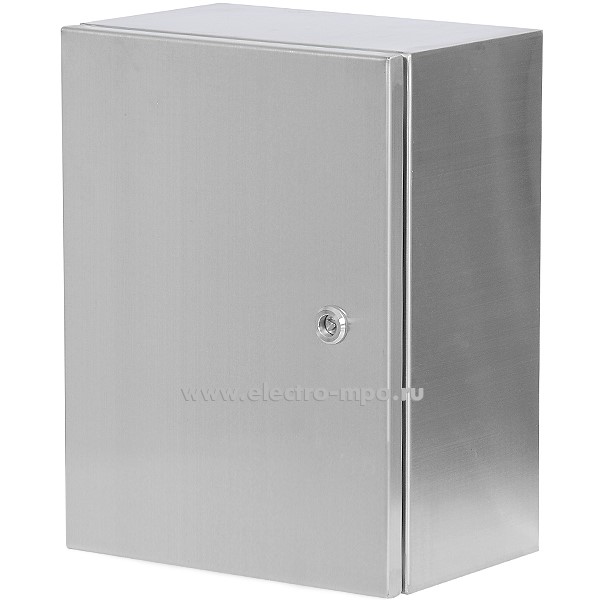 Е5256. Шкаф DB403020  IP66 400х300х200мм из нержавеющей стали с монтажной платой (JOHNN)