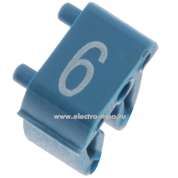 Б7634. Маркер KCG2 9900/1150061 символ "6" 1,5-2,5 мм2 (ONKA Турция)