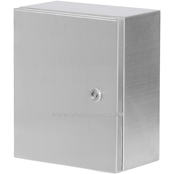 Е5249. Шкаф DB302515  IP66 300х250х150мм из нержавеющей стали с монтажной платой (JOHNN)