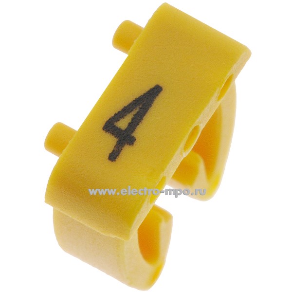 Б7649. Маркер KCG3 9946/1150107 символ "4" 4-6 мм2 (ONKA Турция)