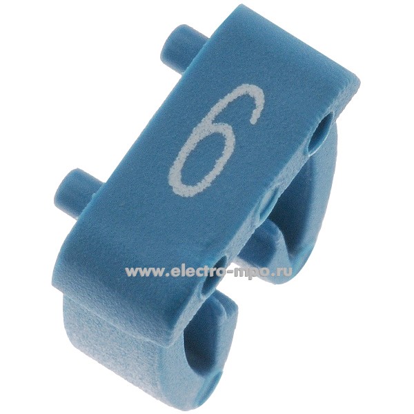 Б7651. Маркер KCG3 9948/1150109 символ "6" 4-6 мм2 (ONKA Турция)