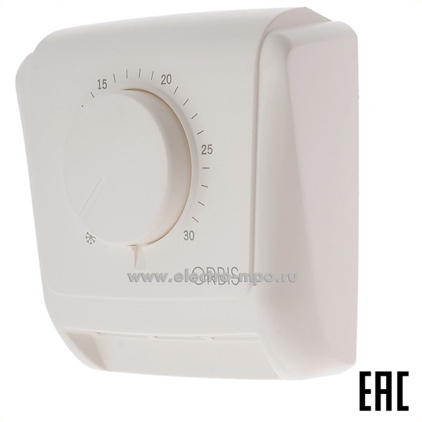 А6035. Термостат CLIMA ML Т=5-30 град.С 16А 250В 1перек. к-кт (ORBIS Испания)