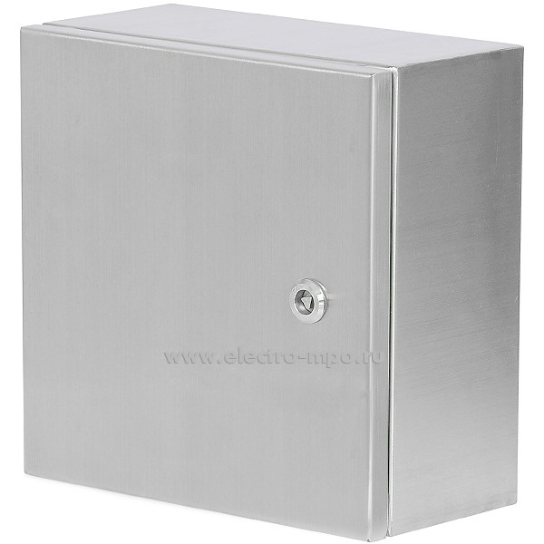 Е5250. Шкаф DB303015  IP66 300х300х150мм из нержавеющей стали с монтажной платой (JOHNN)