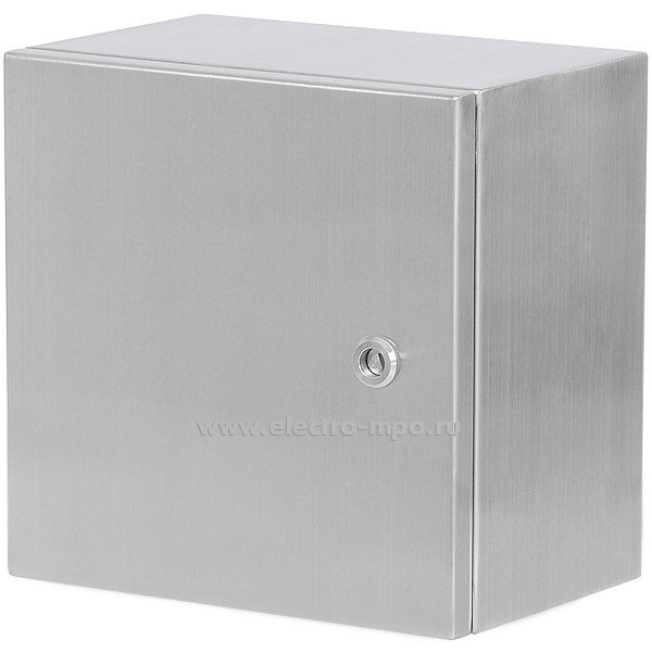 Е5254. Шкаф DB303020  IP66 300х300х200мм из нержавеющей стали с монтажной платой (JOHNN)