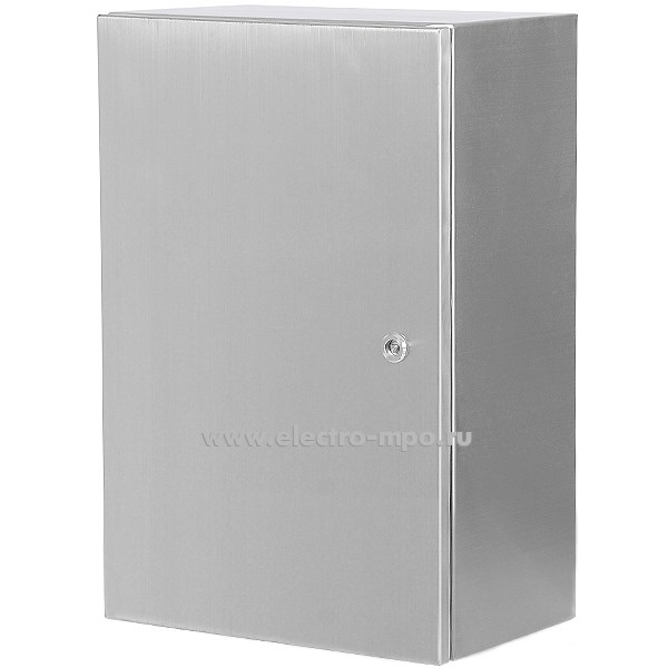Е5271. Шкаф DB604025  IP66 600х400х250мм из нержавеющей стали с монтажной платой (JOHNN)
