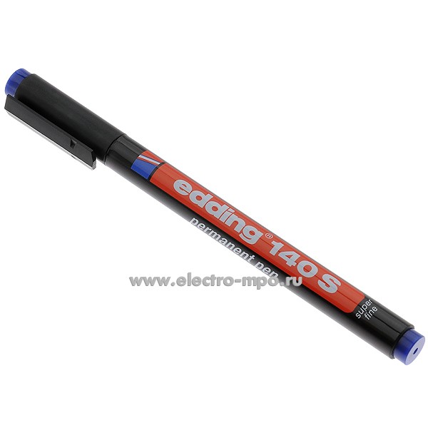 М5603. Маркер E140 S несмываемый синий 0,3мм  (Edding)