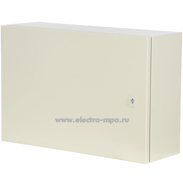 Е5214. Шкаф DB406020  IP66 400х600х200мм серый с монтажной платой (JOHNN)