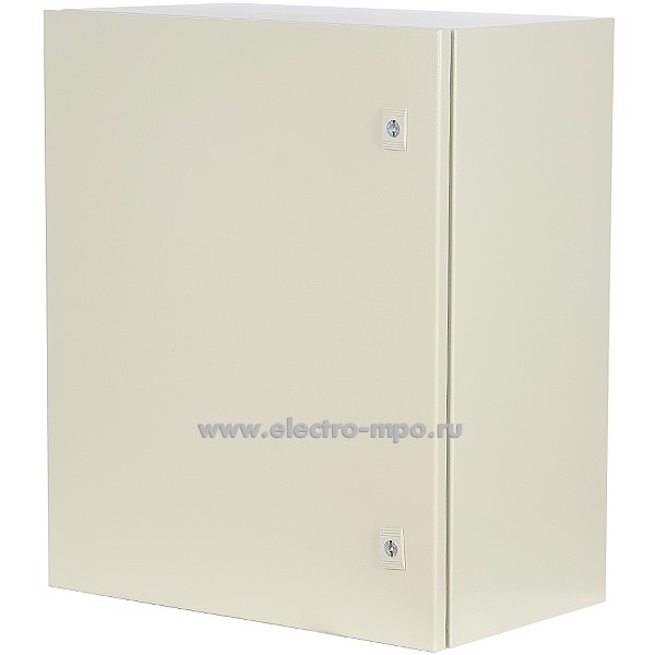 Е5235. Шкаф DB605030  IP66 600х500х300мм серый с монтажной платой (JOHNN)