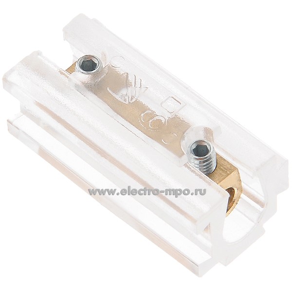 64535. М4503 Соединитель модульный DCMC-06 латунный 1,5-6мм2 зажимной полимерный корпус 2 винта (Contact I