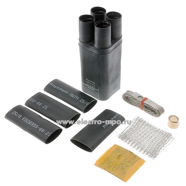 64703.М4703 Муфта концевая EPKT0031-CEE01 термоусаж. 1кВ 4х(25-70) сшит.ПЭ и ПВХ из-я броня (Raychem)