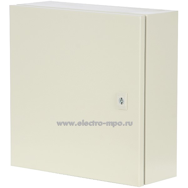 Е5208. Шкаф DB404015  IP66 400х400х150мм серый с монтажной платой (JOHNN)