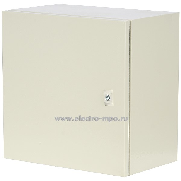 Е5219. Шкаф DB404025  IP66 400х400х250мм серый с монтажной платой (JOHNN)