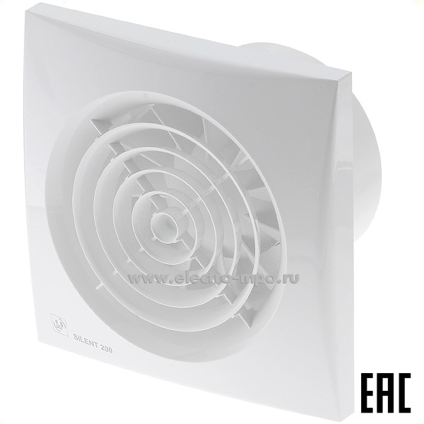 Б9096. Вентилятор SILENT 200CZ накладной осевой D=120мм 220В (Soler\Palau Испания)