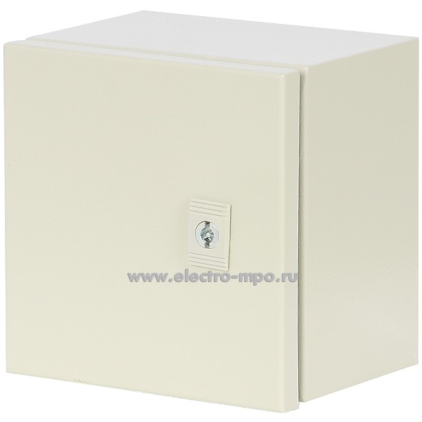 Е5200. Шкаф DB202015  IP66 200х200х150мм серый с монтажной платой (JOHNN)