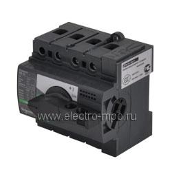 Б4559. Рубильник INS63 28902 63А 3 полюса на DIN-рейку и монтажную плату (Schneider Electric)