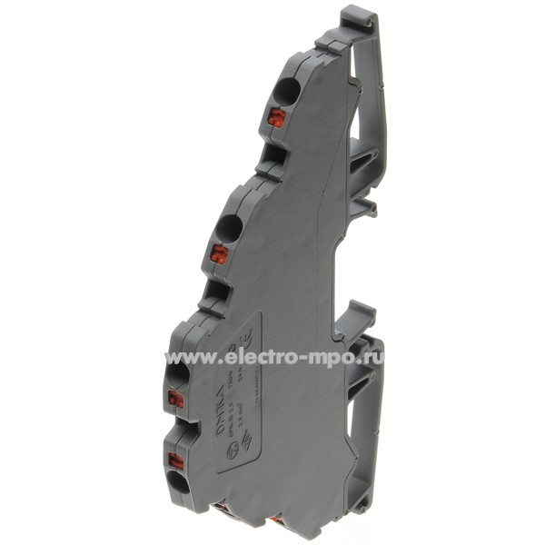 Клемма OPK-3K 1020155/1852 трехуровневая пружинная серая 2,5мм2 24А ...