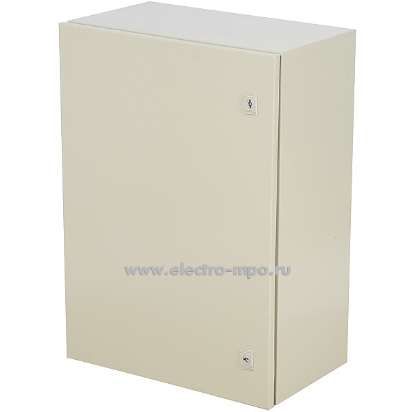 Е5237. Шкаф DB705030  IP66 700х500х300мм серый с монтажной платой (JOHNN)