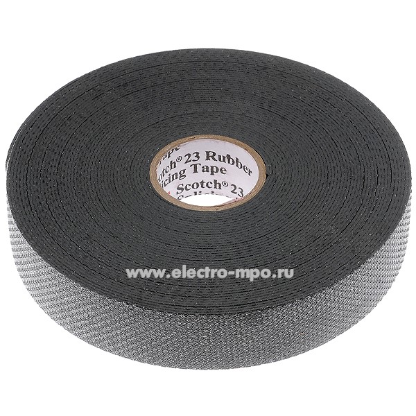 М6476. Лента 7000007286 Scotch 23 самослипающаяся изоляционная резиновая до 69кВ 19мм х 9,1м (3М