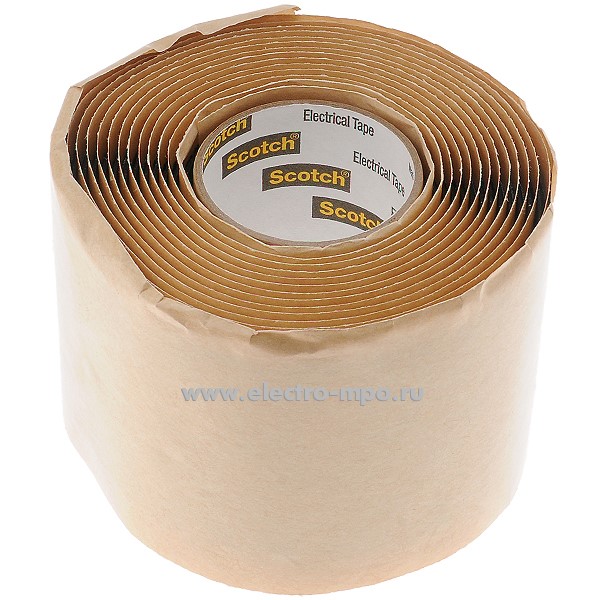М6479. Лента 7000005986 Scotch 2228 самослипающаяся резиново-мастичная до 1кВ 50мм х 3м (3М)