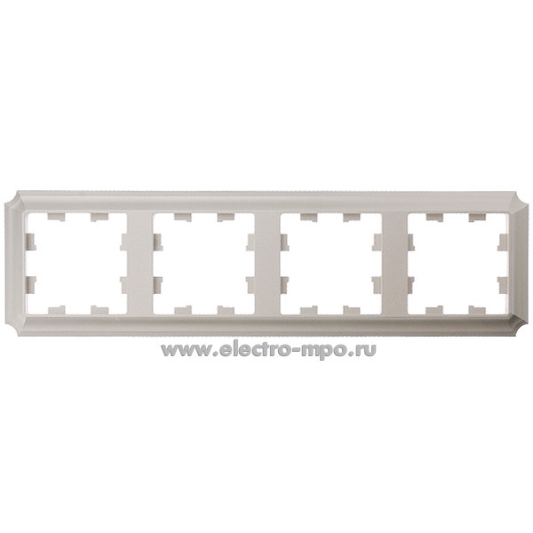 Ю3829. Рамка-4 AtlasDesign Antique ATN100504 универсальная шампань (Systeme Electric)
