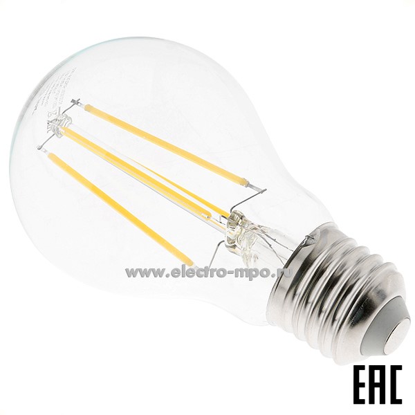 Л0004. Лампа 11Вт Б0035026 F-LED A60-11W-840-E27 1430Лм 4000К светодиодная "груша" х/б свет (ЭРА)