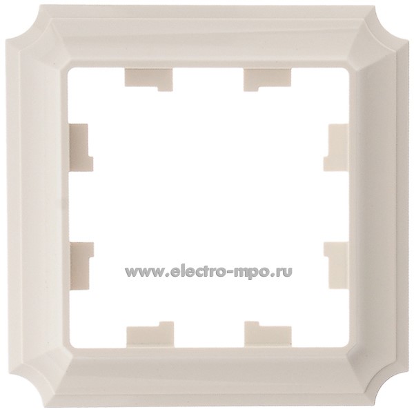 Ю3806. Рамка-1 AtlasDesign Antique ATN100201 бежевая (Systeme Electric)
