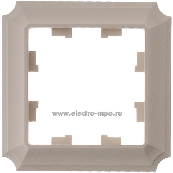 Ю3856. Рамка-1 AtlasDesign Antique ATN101201 песочная (Systeme Electric)