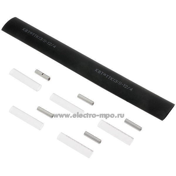 М0004. Муфта 69177 5ПСТ мини 1/2,5 нг-LS соединит. термоусаж. (400В, пласт. из-я) (КВТ Калуга)