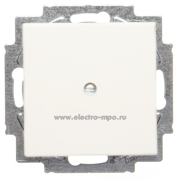 Ю8724. Заглушка Basic 55 2538-94-507 2CKA001715A0312 декоративная с суппортом белая (ABB)