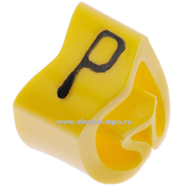 М4481. Кольцо РА-20004P закрытое символ "P" диаметр провода 4-10мм (Partex)