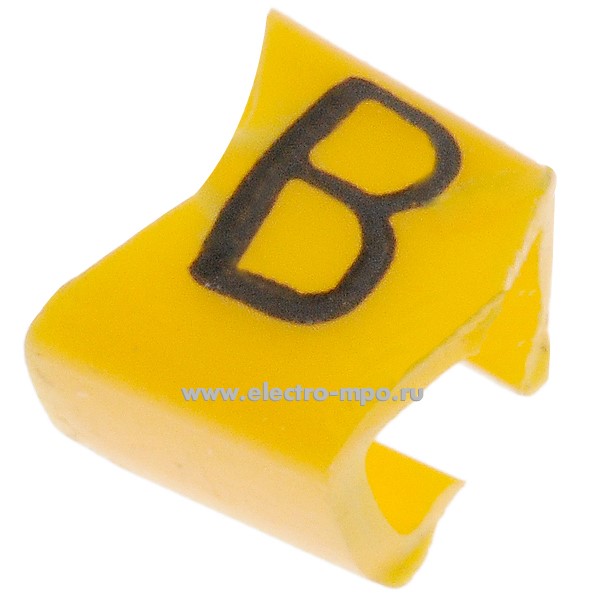 М4412. Кольцо РC-10003B открытое символ "B" диаметр провода 2,4-3,0мм (Partex)