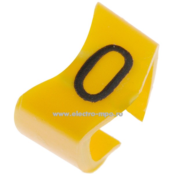 М4435. Кольцо РC-300030 открытое символ "0" диаметр провода 4,0-5,0мм (Partex)