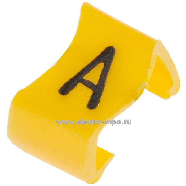 М4428. Кольцо РC-20003A открытое символ "A" диаметр провода 3,0-4,0мм (Partex)