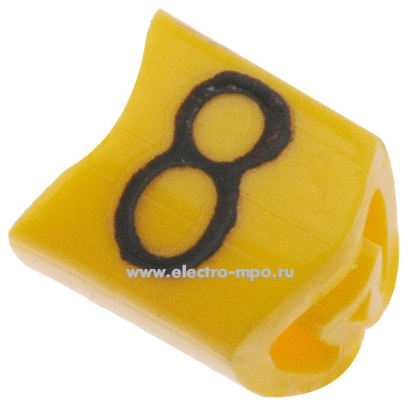 М4470. Кольцо РА-020038 закрытое символ "8" диаметр провода 1,3-3мм (Partex)